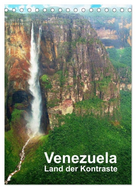 Venezuela - Land der Kontraste (Tischkalender 2026 DIN A5 hoch), CALVENDO Monatskalender - Rudolf Blank