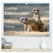 Cover-Bild zum Titel 'Lustige Erdmännchen (hochwertiger Premium Wandkalender 2026 DIN A2 quer), Kunstdruck in Hochglanz' von 'Michael Weber'
