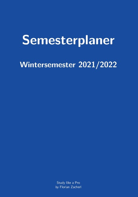 Semesterplan WS202122 - Florian Zacherl
