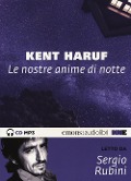 Cover-Bild zum Titel 'Le nostre anime di notte letto da Sergio Rubini. Audiolibro. CD Audio formato MP3' von 'Kent Haruf'