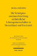 Cover-Bild zum Titel 'Die Vermögensauseinandersetzung nichtehelicher Lebensgemeinschaften in Deutschland und Frankreich' von 'Nicola Hoischen'