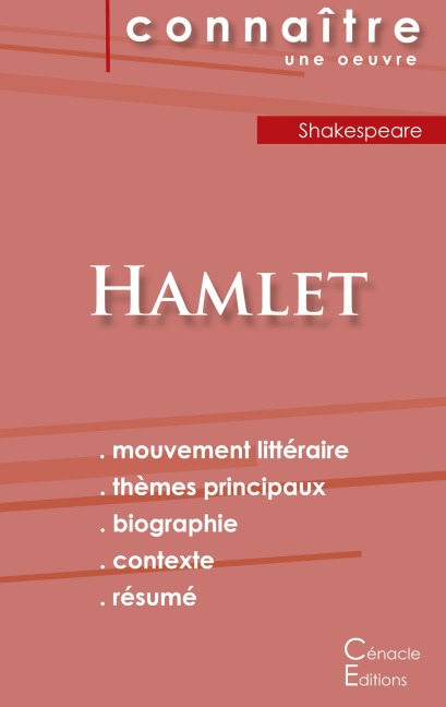 Fiche de lecture Hamlet de Shakespeare (Analyse littéraire de référence et résumé complet) - Shakespeare