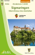 Cover-Bild zum Titel 'Sigmaringen - Obere Donau (Ost), Zwiefalten. Wanderkarte 1:25.000' von ''