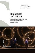 Cover-Bild zum Titel 'Spielweisen und Wissen' von 'Susanne Catrein'