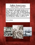 Poor Richard's Almanack for the Year of Christ, 1803: Calculated for the Town of Boston, But Will Serve for the Neighbouring States: Containing Eclips - 