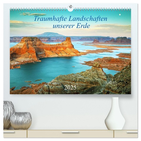 Traumhafte Landschaften unserer Erde (hochwertiger Premium Wandkalender 2025 DIN A2 quer), Kunstdruck in Hochglanz - Rainer Großkopf