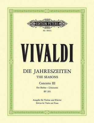 Die Jahreszeiten: Konzert für Violine, Streicher und Basso continuo F-dur op. 8 Nr. 3 RV 293 "Der Herbst" - Antonio Vivaldi