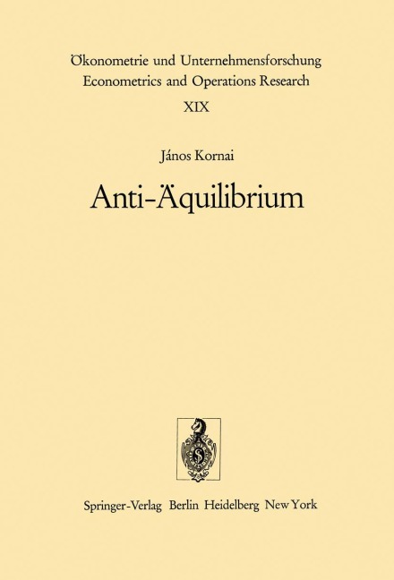 Anti-Äquilibrium - J. Kornai