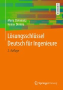 Cover-Bild zum Titel 'Lösungsschlüssel Deutsch für Ingenieure' von 'Heiner Dintera, Maria Steinmetz'