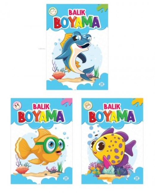 Balik Boyama Seti 3 Kitap Takim - Kolektif