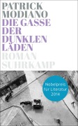 Cover-Bild zum Titel 'Die Gasse der dunklen Läden' von 'Patrick Modiano'