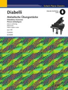 Cover-Bild zum Titel 'Melodische Übungsstücke' von 'Anton Diabelli'