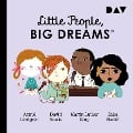 Cover-Bild zum Titel 'Little People, Big Dreams® ¿ Teil 4: Astrid Lindgren, David Bowie, Martin Luther King, Zaha Hadid' von 'María Isabel Sánchez Vegara'