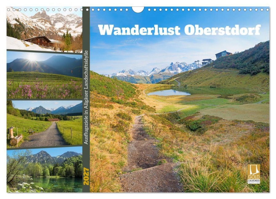 Wanderlust Oberstdorf (Wandkalender 2027 DIN A3 quer), CALVENDO Monatskalender - SusaZoom