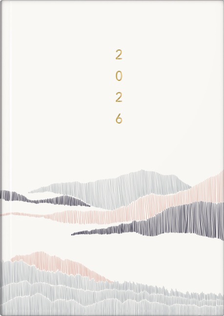 rido/idé 7028507046 | Buchkalender Young Line 2026 "Simple" | A5, Papier - 