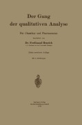 Cover-Bild zum Titel 'Der Gang der qualitativen Analyse' von 'Ferdinant Henrich'