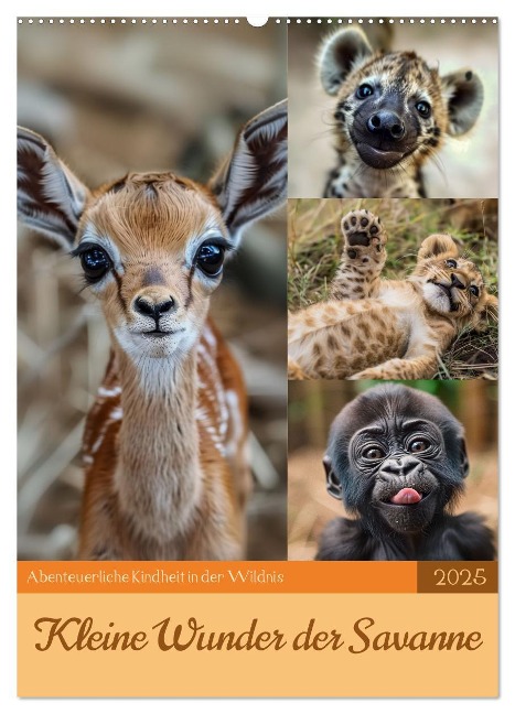 Kleine Wunder der Savanne (Wandkalender 2025 DIN A2 hoch), CALVENDO Monatskalender - Steffen Gierok-Latniak