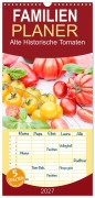 Cover-Bild zum Titel 'Familienplaner 2027 - Alte Historische Tomaten mit 5 Spalten (Wandkalender, 21 x 45 cm) CALVENDO' von 'EFLStudioArt'