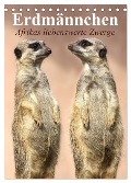 Erdmännchen - Afrikas liebenswerte Zwerge (Tischkalender 2025 DIN A5 hoch), CALVENDO Monatskalender - Elisabeth Stanzer