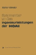 Cover-Bild zum Titel 'Kommentar zu den Ingenieurleistungen der Honorarordnung für Architekten und Ingenieure (HOAI)' von 'Walter Winkler'