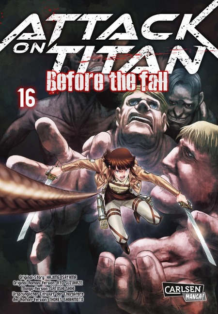 Attack on Titan - Before the Fall 16 - Hajime Isayama, Ryo Suzukaze