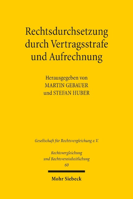 Rechtsdurchsetzung durch Vertragsstrafe und Aufrechnung - 