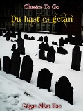 Cover-Bild zum Titel 'Du hast es getan' von 'Edgar Allan Poe'