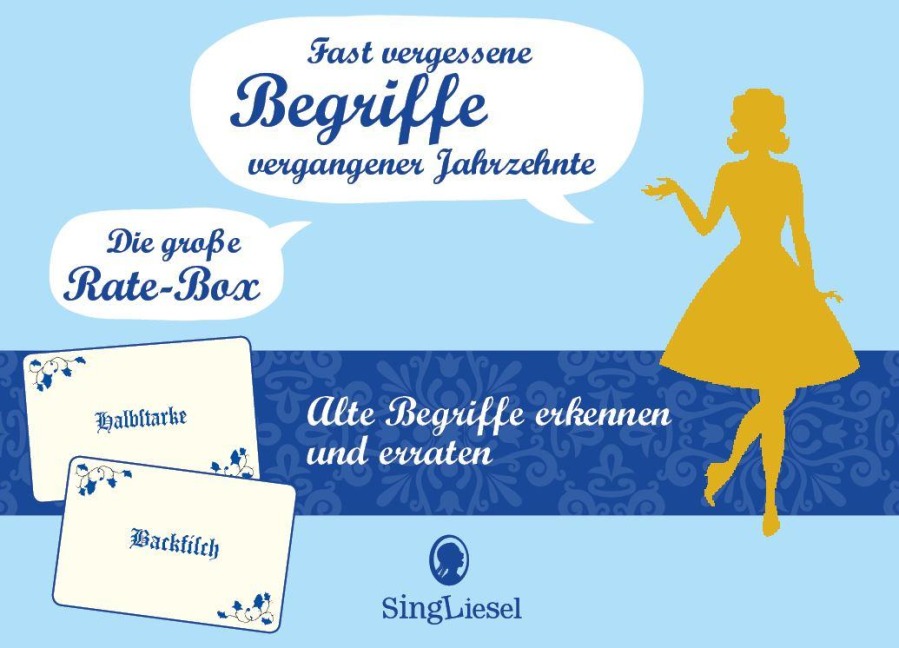 Die große Rate-Box rund um fast vergessene Begriffe - SingLiesel GmbH