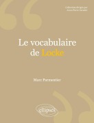 Cover-Bild zum Titel 'Le vocabulaire de Locke' von 'Marc Parmentier'