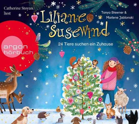 Liliane Susewind - 24 Tiere suchen ein Zuhause. Das Adventskalender-Hörbuch - Tanya Stewner, Marlene Jablonski