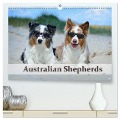 Wunderbare Australian Shepherds (hochwertiger Premium Wandkalender 2024 DIN A2 quer), Kunstdruck in Hochglanz - Trio Bildarchiv - Nicole Noack