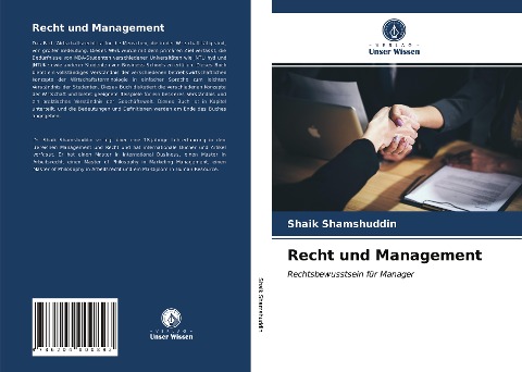 Recht und Management - Shaik Shamshuddin