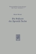 Cover-Bild zum Titel 'Die Frühzeit des Apostels Paulus' von 'Rainer Riesner'