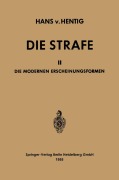 Cover-Bild zum Titel 'Die Strafe' von 'Hans Von Hentig'