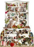 Wand-Adventskalender - Katzen im Advent - 