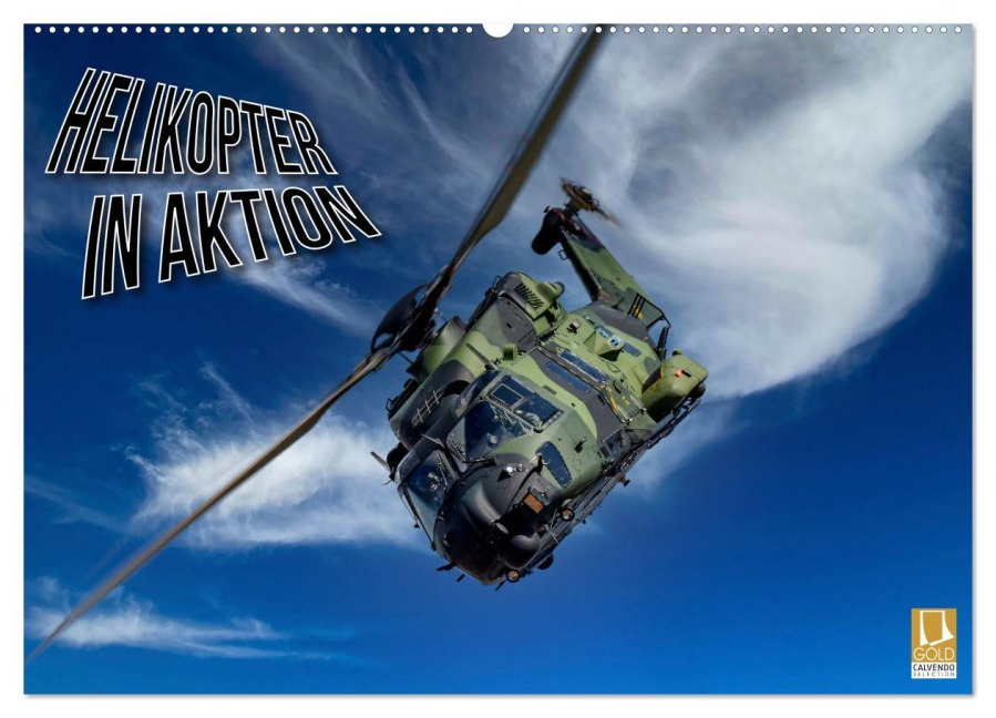 Helikopter in Aktion (Wandkalender 2026 DIN A2 quer), CALVENDO Monatskalender - Björn Engelke