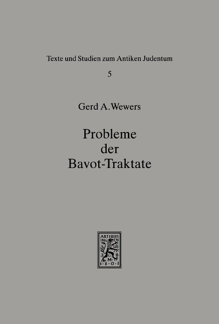 Probleme der Bavot-Traktate - Gerd A Wewers