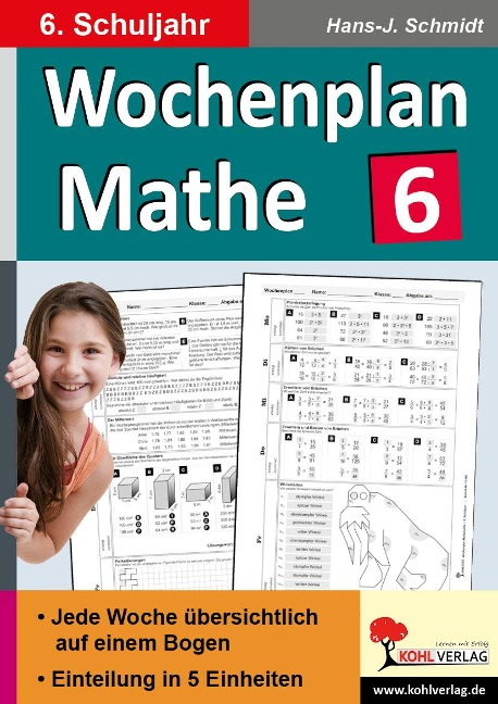 Wochenplan Mathe / 6. Schuljahr - Hans-J. Schmidt