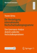 Cover-Bild zum Titel 'Die Verstetigung internationaler Hochschulstudienprogramme' von 'Younes Qrirou'