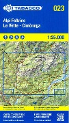 Cover-Bild zum Titel 'Tabacco Wandern Alpi Feltrine 1:25000' von ''