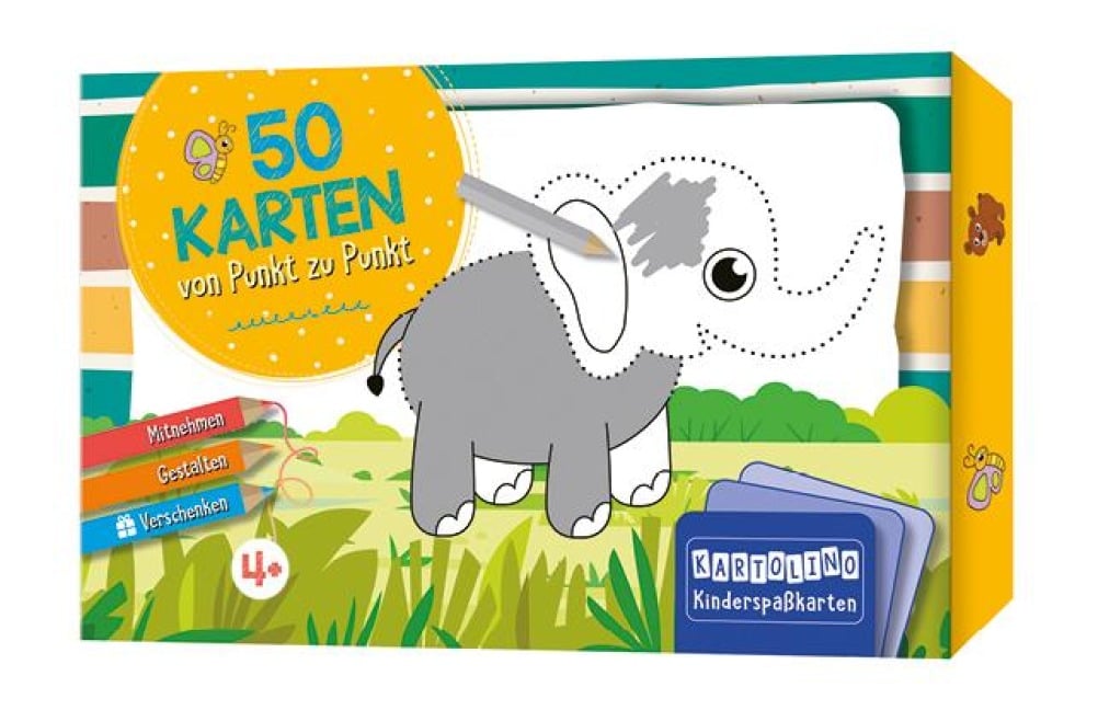 50 Karten von Punkt zu Punkt - Tiere - 