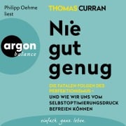 Cover-Bild zum Titel 'Nie gut genug' von 'Thomas Curran'