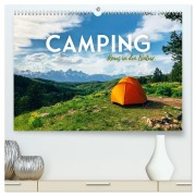 Camping - Raus in die Natur. (hochwertiger Premium Wandkalender 2026 DIN A2 quer), Kunstdruck in Hochglanz - Sf Sf