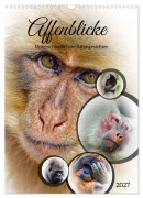 Cover-Bild zum Titel 'Affenblicke (Wandkalender 2027 DIN A3 hoch), CALVENDO Monatskalender' von 'Claudia Kleemann'