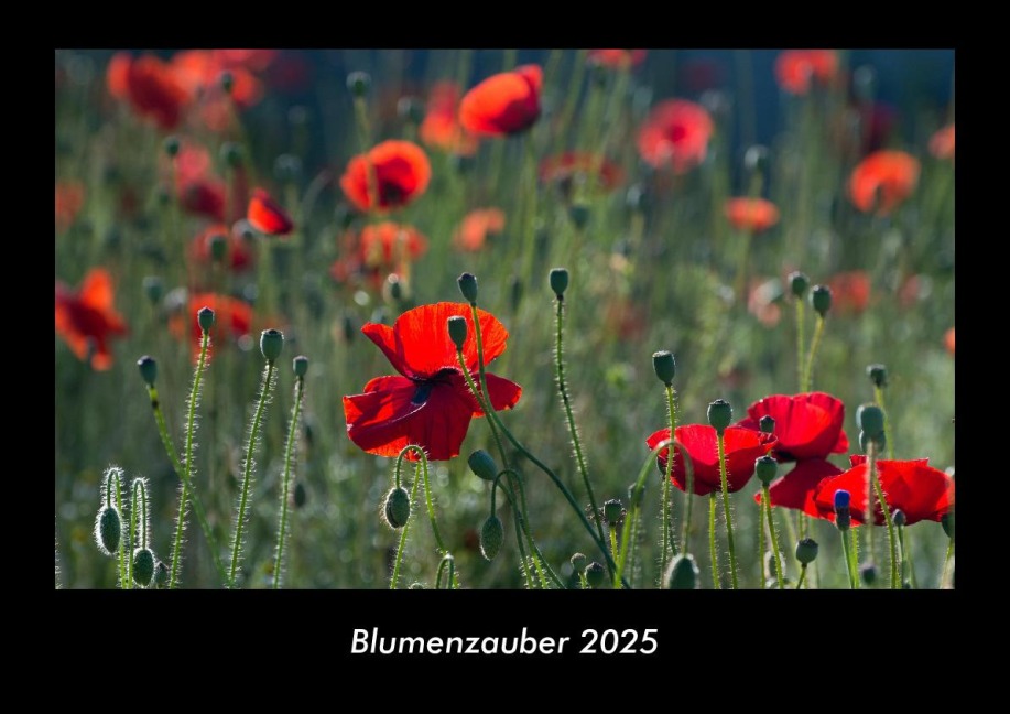 Blumenzauber 2025 Fotokalender DIN A3 - Tobias Becker
