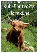 Cover-Bild zum Titel 'Kuhportraits Hornkühe (Wandkalender 2026 DIN A4 hoch), CALVENDO Monatskalender' von 'Stefanie Goldscheider'