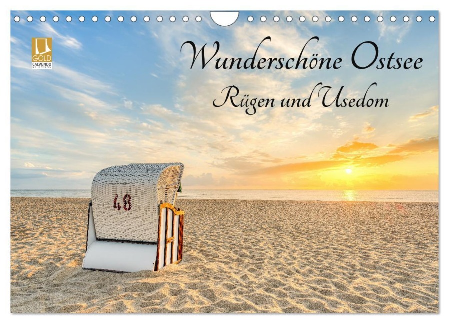 Wunderschöne Ostsee Rügen und Usedom (Wandkalender 2026 DIN A4 quer), CALVENDO Monatskalender - Michael Valjak