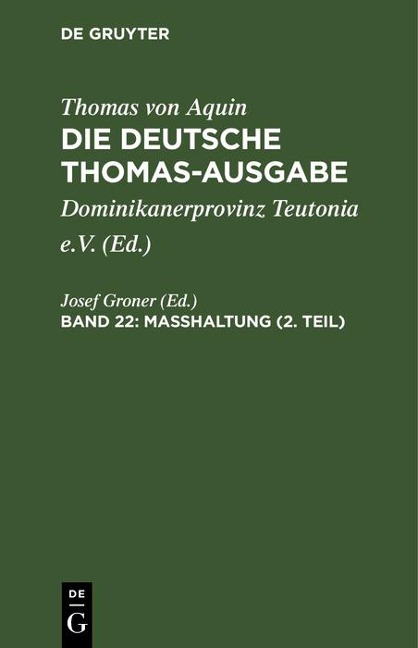 Masshaltung (2. Teil) - 