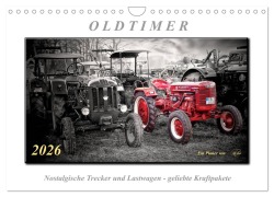 Cover-Bild zum Titel 'Oldtimer - nostalgische Trecker und Lastwagen (Wandkalender 2026 DIN A4 quer), CALVENDO Monatskalender' von 'Peter Roder'