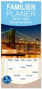 Cover-Bild zum Titel 'Familienplaner 2027 - NEW YORK Bekannte Blicke mit 5 Spalten (Wandkalender, 21 x 45 cm) CALVENDO' von 'Melanie Viola'